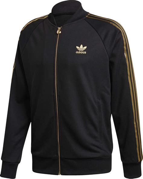 adidas jacke schwarz gold beidseitig|Beidseitig Tragbar .